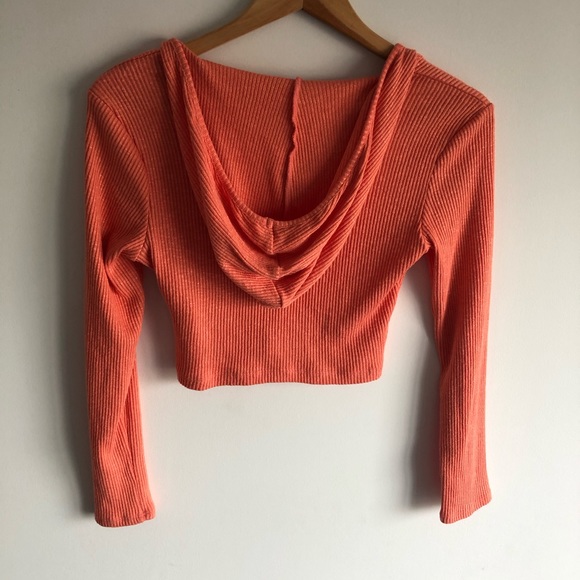 2/$30 FASHION NOVA Wanderlust Cropped Ribbed Hoodie - Picture 5 of 9